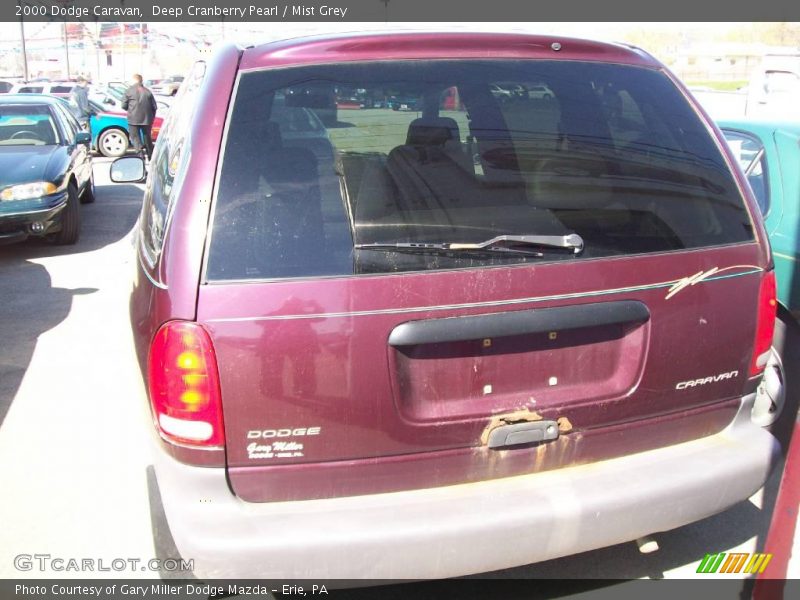 Deep Cranberry Pearl / Mist Grey 2000 Dodge Caravan