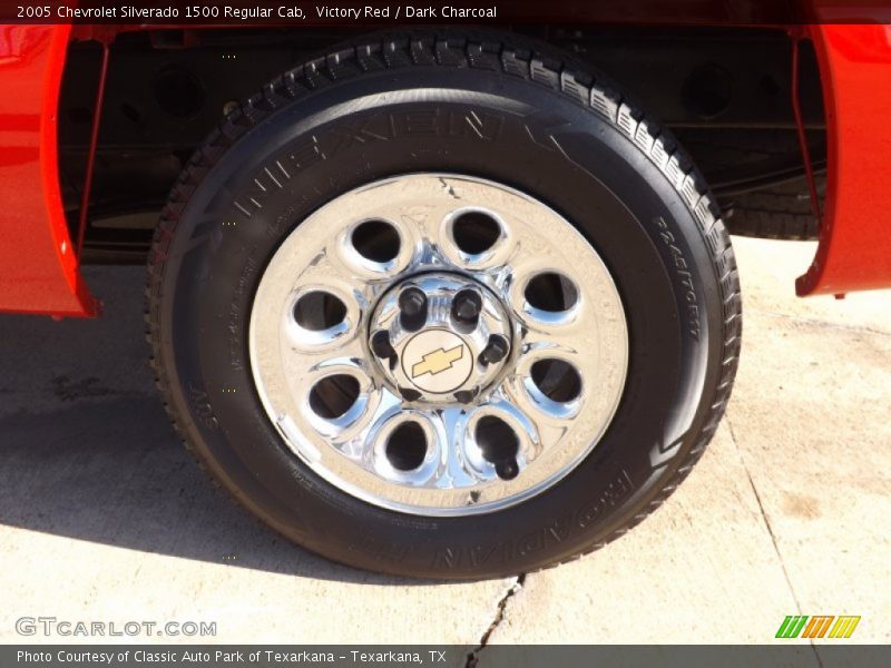 Victory Red / Dark Charcoal 2005 Chevrolet Silverado 1500 Regular Cab