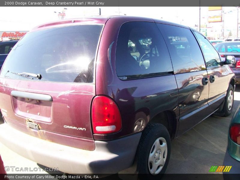 Deep Cranberry Pearl / Mist Grey 2000 Dodge Caravan