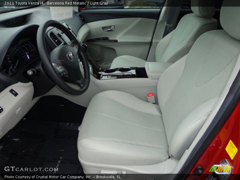 Barcelona Red Metallic / Light Gray 2011 Toyota Venza I4