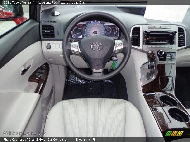 Barcelona Red Metallic / Light Gray 2011 Toyota Venza I4