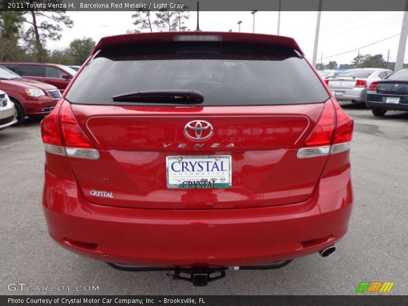 Barcelona Red Metallic / Light Gray 2011 Toyota Venza I4