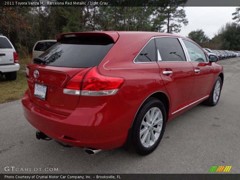 Barcelona Red Metallic / Light Gray 2011 Toyota Venza I4