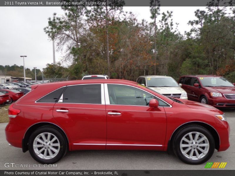 Barcelona Red Metallic / Light Gray 2011 Toyota Venza I4