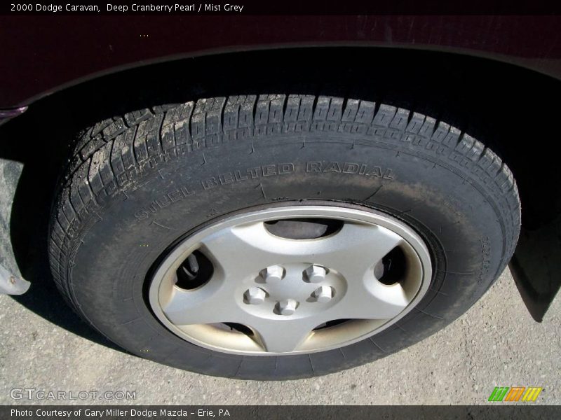 Deep Cranberry Pearl / Mist Grey 2000 Dodge Caravan
