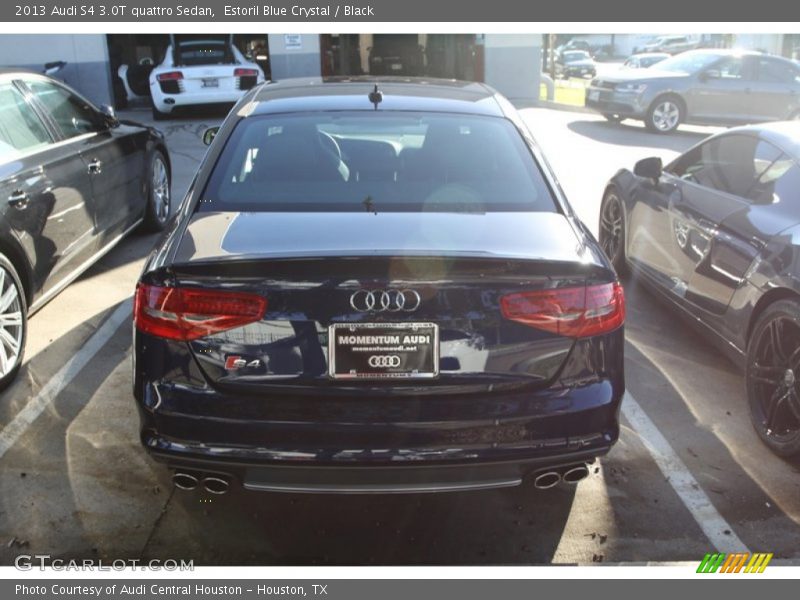 Estoril Blue Crystal / Black 2013 Audi S4 3.0T quattro Sedan