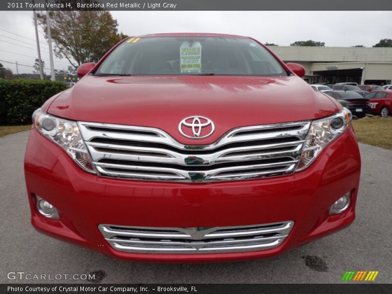 Barcelona Red Metallic / Light Gray 2011 Toyota Venza I4