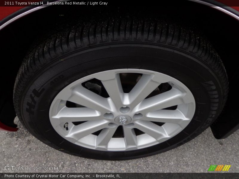Barcelona Red Metallic / Light Gray 2011 Toyota Venza I4