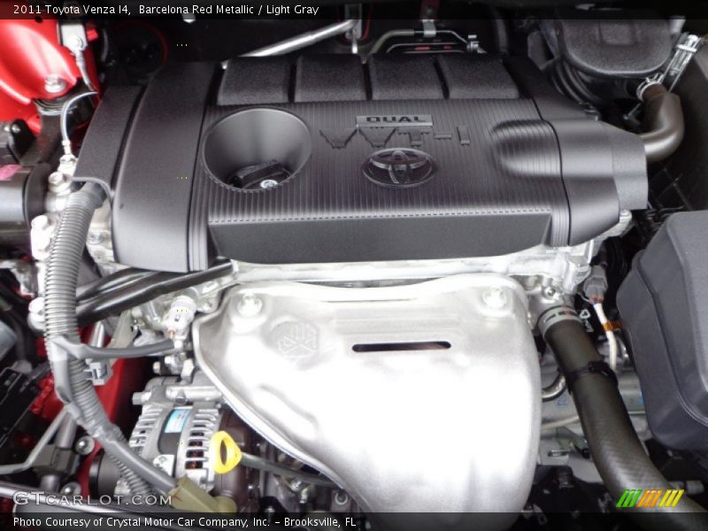 Barcelona Red Metallic / Light Gray 2011 Toyota Venza I4
