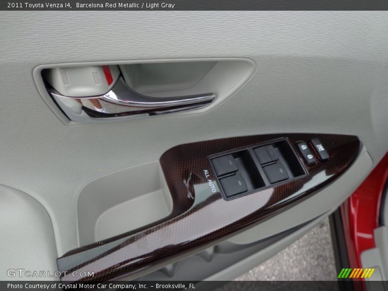 Barcelona Red Metallic / Light Gray 2011 Toyota Venza I4