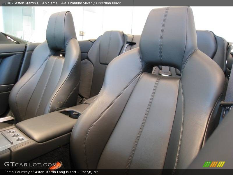 AM Titanium Silver / Obsidian Black 2007 Aston Martin DB9 Volante