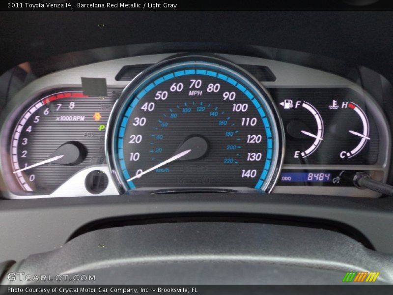 Barcelona Red Metallic / Light Gray 2011 Toyota Venza I4