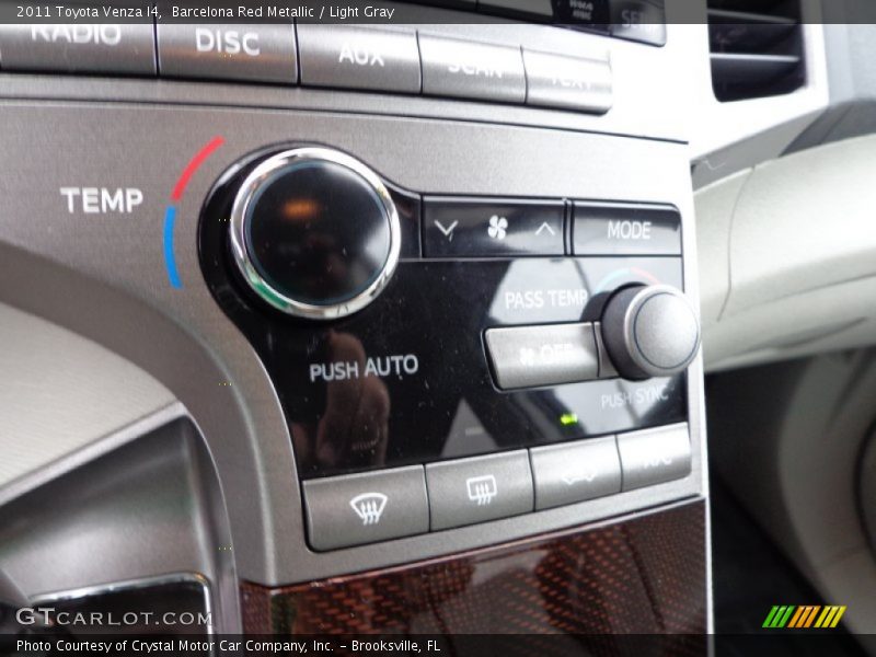 Barcelona Red Metallic / Light Gray 2011 Toyota Venza I4