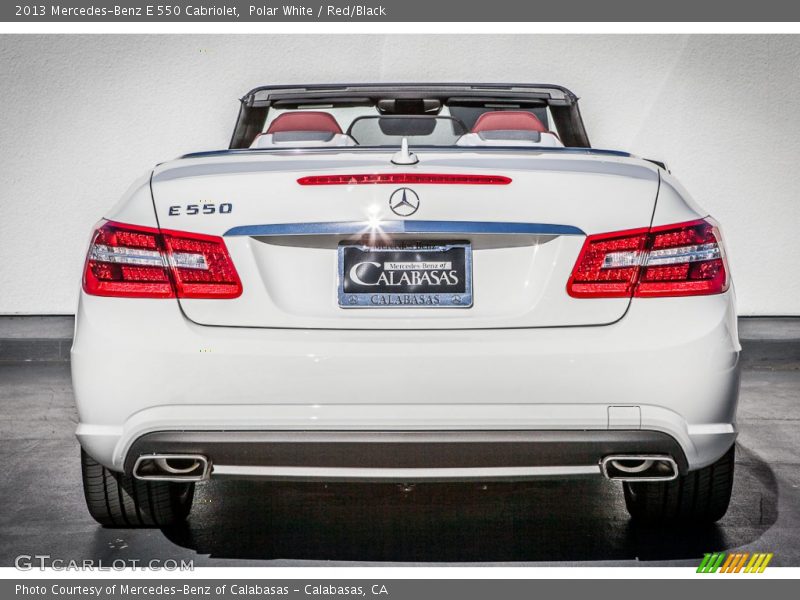 Polar White / Red/Black 2013 Mercedes-Benz E 550 Cabriolet