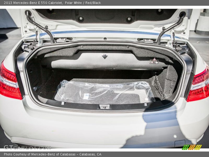 Polar White / Red/Black 2013 Mercedes-Benz E 550 Cabriolet