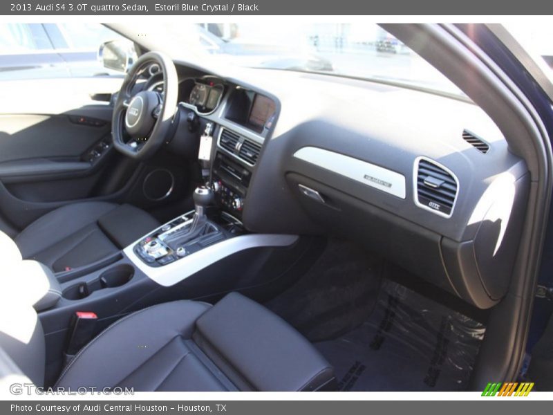 Estoril Blue Crystal / Black 2013 Audi S4 3.0T quattro Sedan