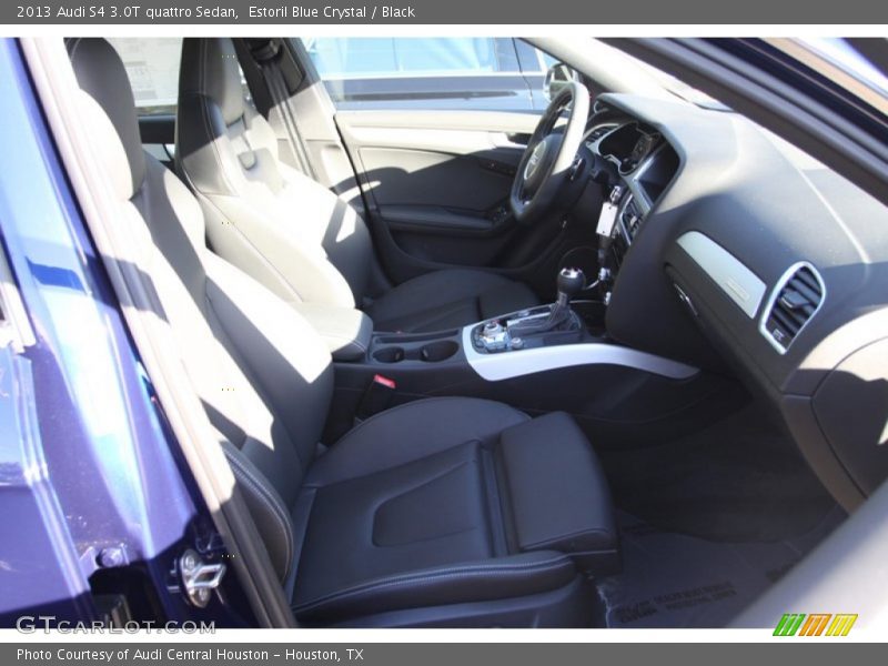 Estoril Blue Crystal / Black 2013 Audi S4 3.0T quattro Sedan