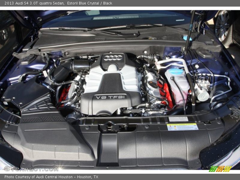 Estoril Blue Crystal / Black 2013 Audi S4 3.0T quattro Sedan
