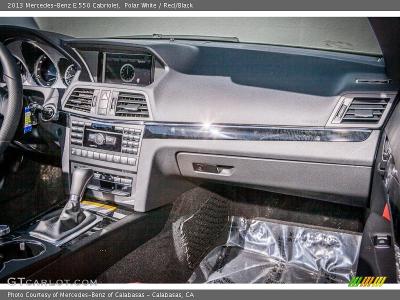 Polar White / Red/Black 2013 Mercedes-Benz E 550 Cabriolet