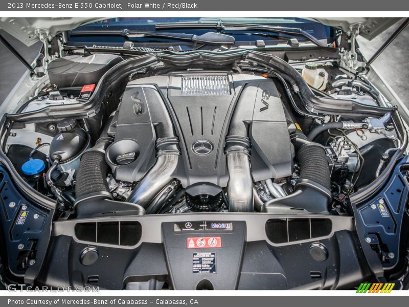  2013 E 550 Cabriolet Engine - 4.6 Liter Twin-Turbocharged DOHC 32-Valve VVT V8