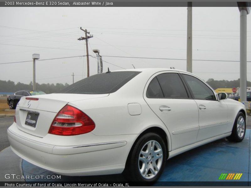 Alabaster White / Java 2003 Mercedes-Benz E 320 Sedan