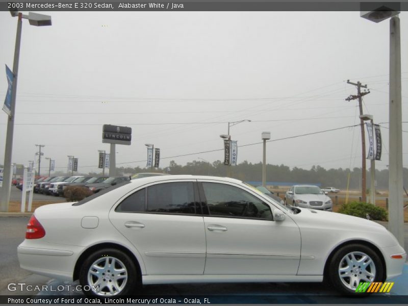 Alabaster White / Java 2003 Mercedes-Benz E 320 Sedan