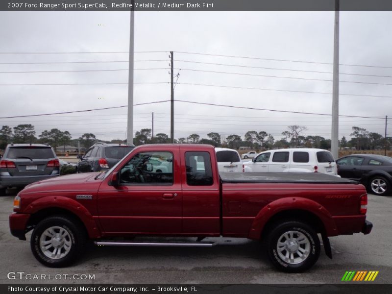 Redfire Metallic / Medium Dark Flint 2007 Ford Ranger Sport SuperCab