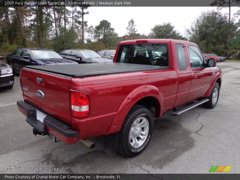 Redfire Metallic / Medium Dark Flint 2007 Ford Ranger Sport SuperCab