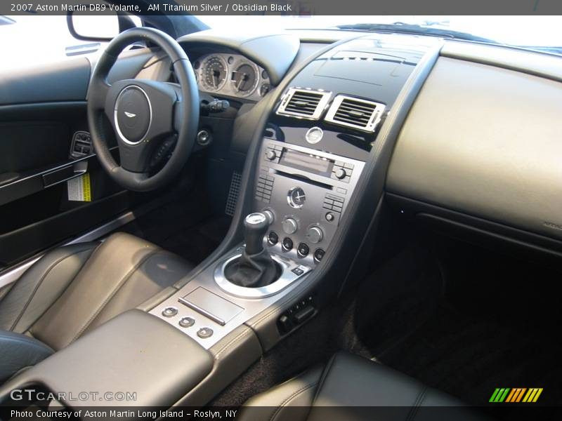 AM Titanium Silver / Obsidian Black 2007 Aston Martin DB9 Volante