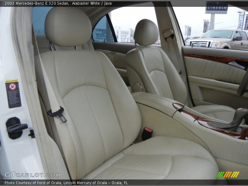 Alabaster White / Java 2003 Mercedes-Benz E 320 Sedan