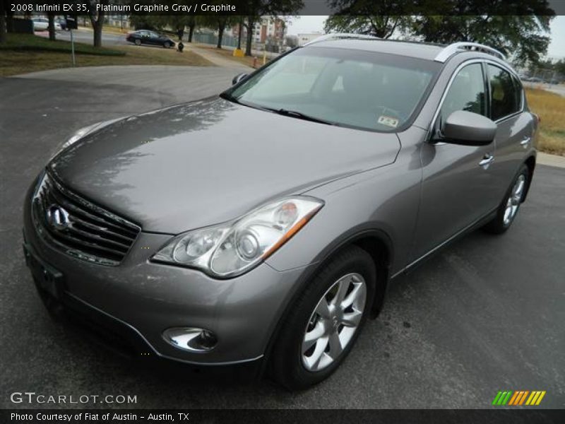 Platinum Graphite Gray / Graphite 2008 Infiniti EX 35