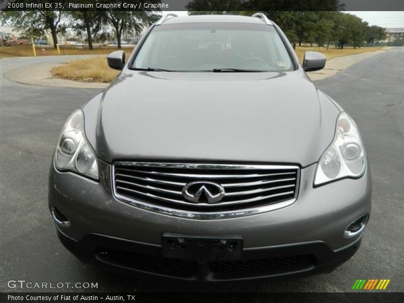 Platinum Graphite Gray / Graphite 2008 Infiniti EX 35