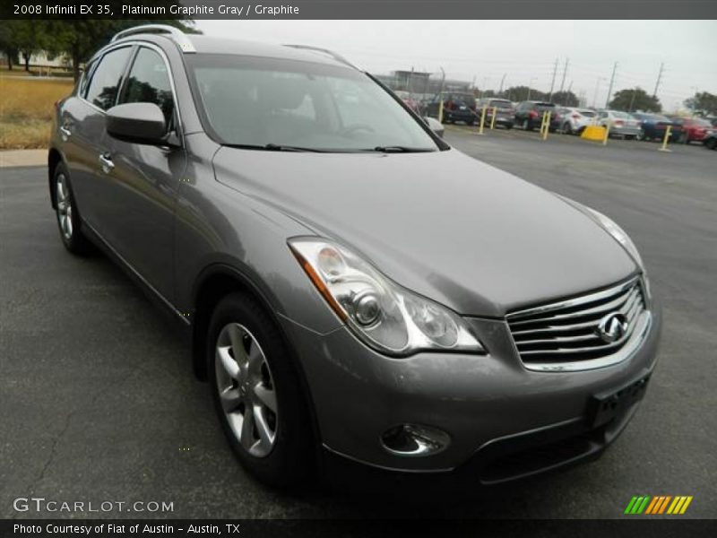Platinum Graphite Gray / Graphite 2008 Infiniti EX 35