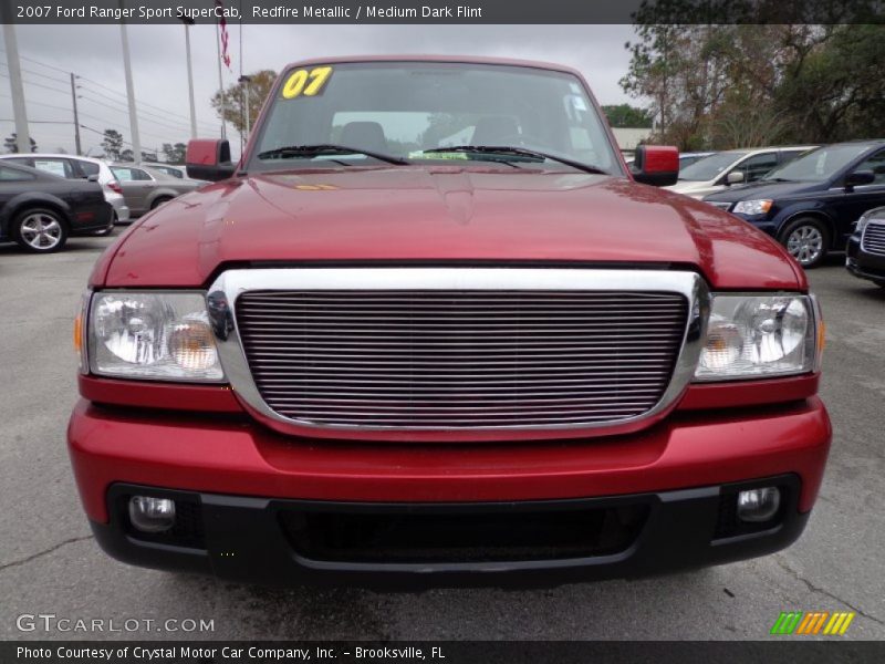 Redfire Metallic / Medium Dark Flint 2007 Ford Ranger Sport SuperCab
