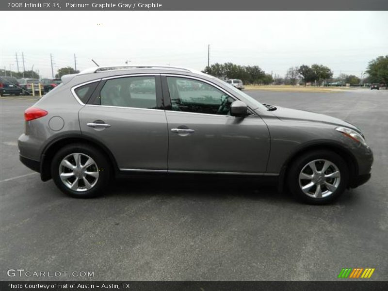 Platinum Graphite Gray / Graphite 2008 Infiniti EX 35