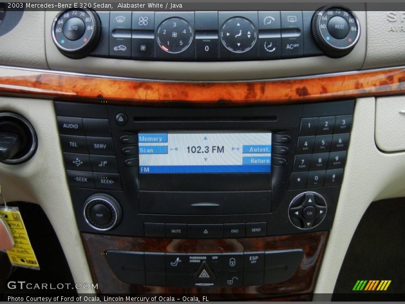 Controls of 2003 E 320 Sedan