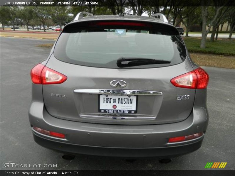 Platinum Graphite Gray / Graphite 2008 Infiniti EX 35