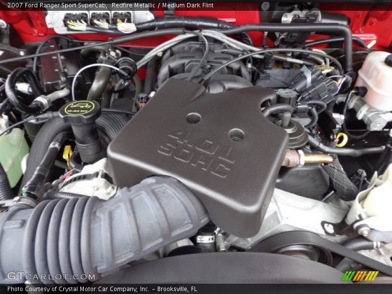 Redfire Metallic / Medium Dark Flint 2007 Ford Ranger Sport SuperCab