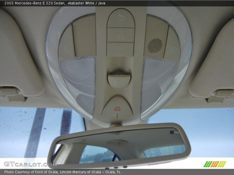 Controls of 2003 E 320 Sedan