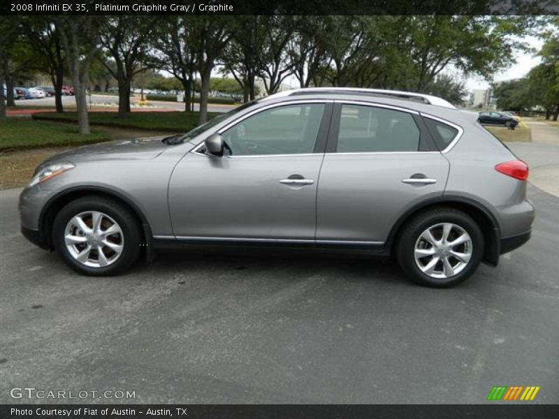 Platinum Graphite Gray / Graphite 2008 Infiniti EX 35