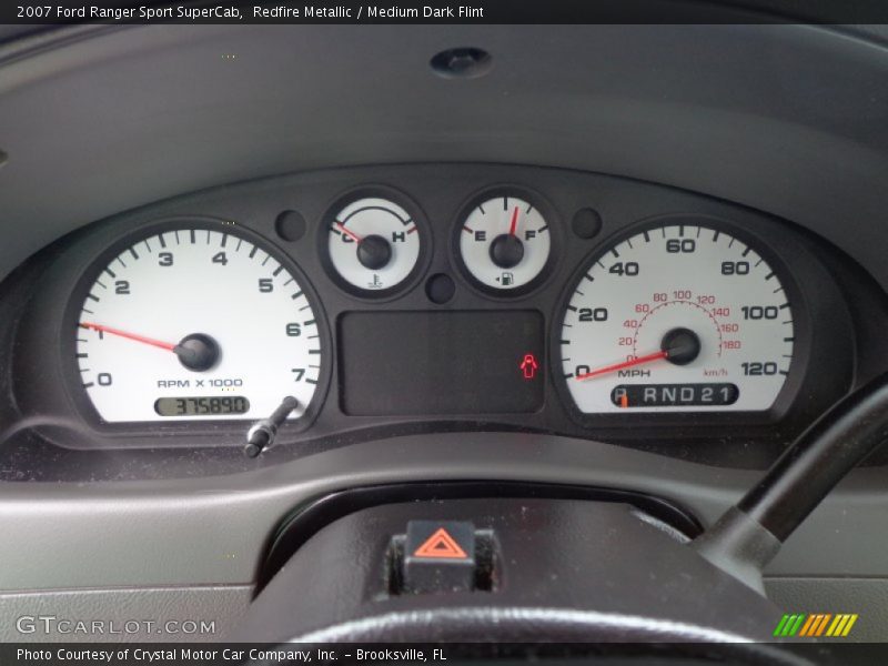 Redfire Metallic / Medium Dark Flint 2007 Ford Ranger Sport SuperCab