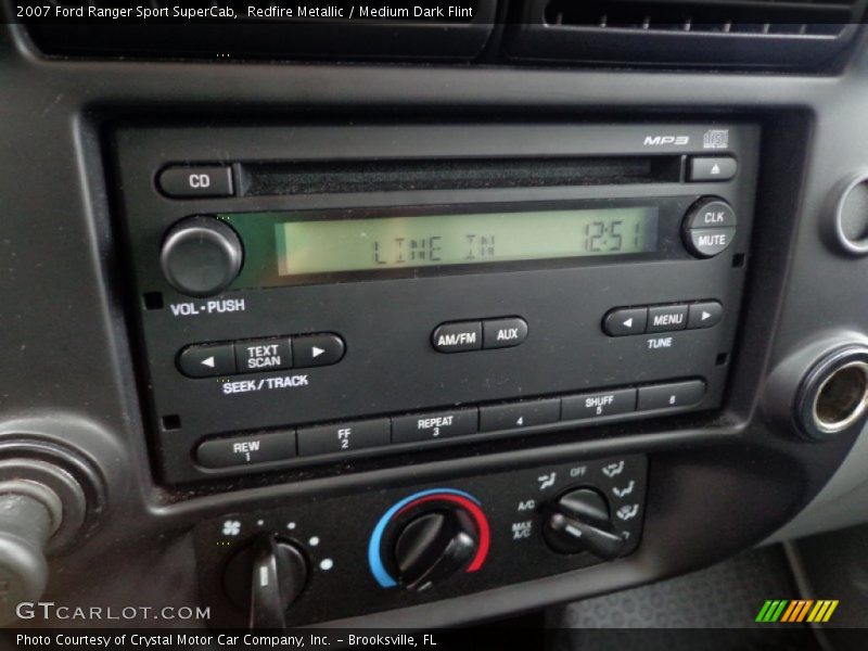 Redfire Metallic / Medium Dark Flint 2007 Ford Ranger Sport SuperCab