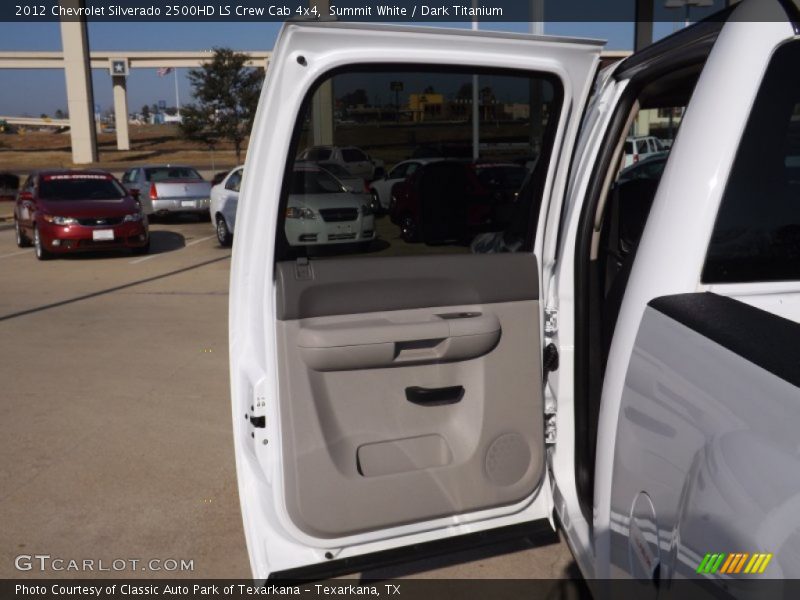 Summit White / Dark Titanium 2012 Chevrolet Silverado 2500HD LS Crew Cab 4x4