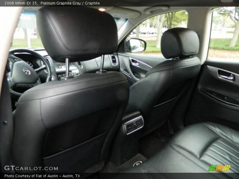 Platinum Graphite Gray / Graphite 2008 Infiniti EX 35