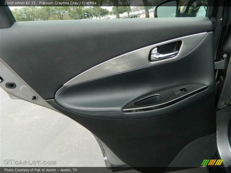 Platinum Graphite Gray / Graphite 2008 Infiniti EX 35