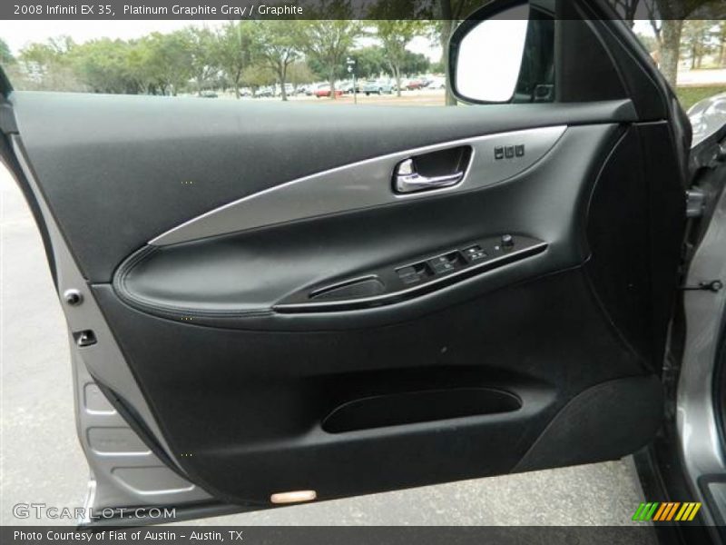 Platinum Graphite Gray / Graphite 2008 Infiniti EX 35