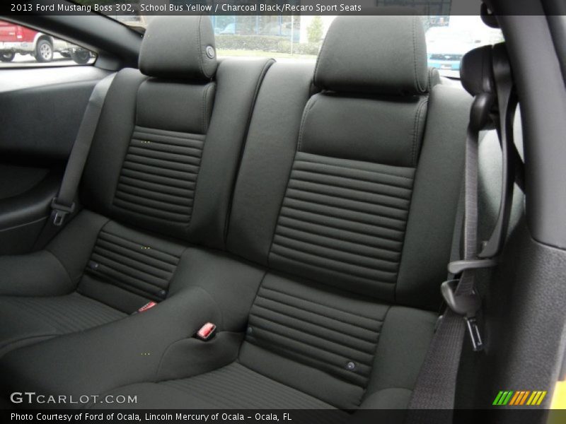 Rear Seat of 2013 Mustang Boss 302