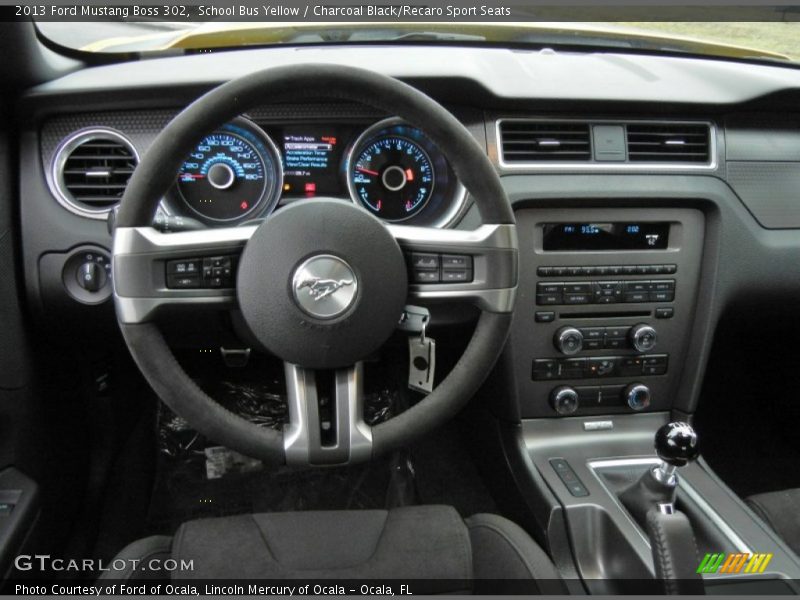 Dashboard of 2013 Mustang Boss 302