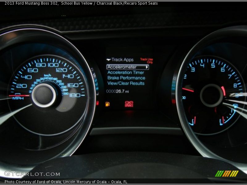  2013 Mustang Boss 302 Boss 302 Gauges