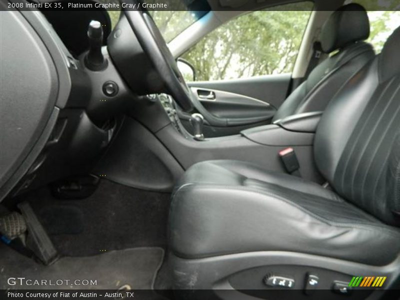 Platinum Graphite Gray / Graphite 2008 Infiniti EX 35